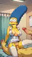 marge simpsons playboy - The Danger That Moved Through Every Wall - AI generated portrait image in 1080x1920 resolution by @anon