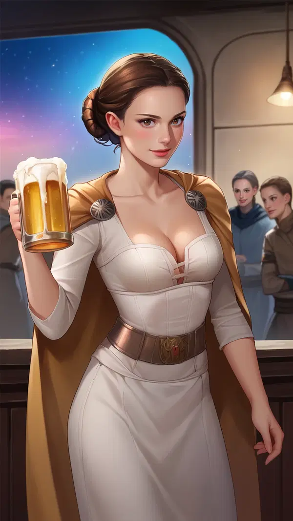 star wars padme - Lust That Is Always Waiting for Me - AI generated portrait image in 1080x1920 resolution by Anonymous Creator