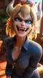 bowsette xxx comic - The Tension That Opened in Shadow - AI generated portrait image in 1080x1920 resolution by @anon