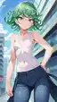 tatsumaki cosplay brasil - The Flame That Made Its Own Rules - AI generated portrait image in 1080x1920 resolution by @anon