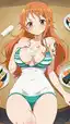 nude one piece swimsuit - A Thirst That Made the Night Lean Closer - AI generated portrait image in 1080x1920 resolution by @anon