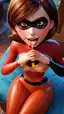 elastigirl png - The Whisper That Asked for Nothing Back - AI generated portrait image in 1080x1920 resolution by @anon