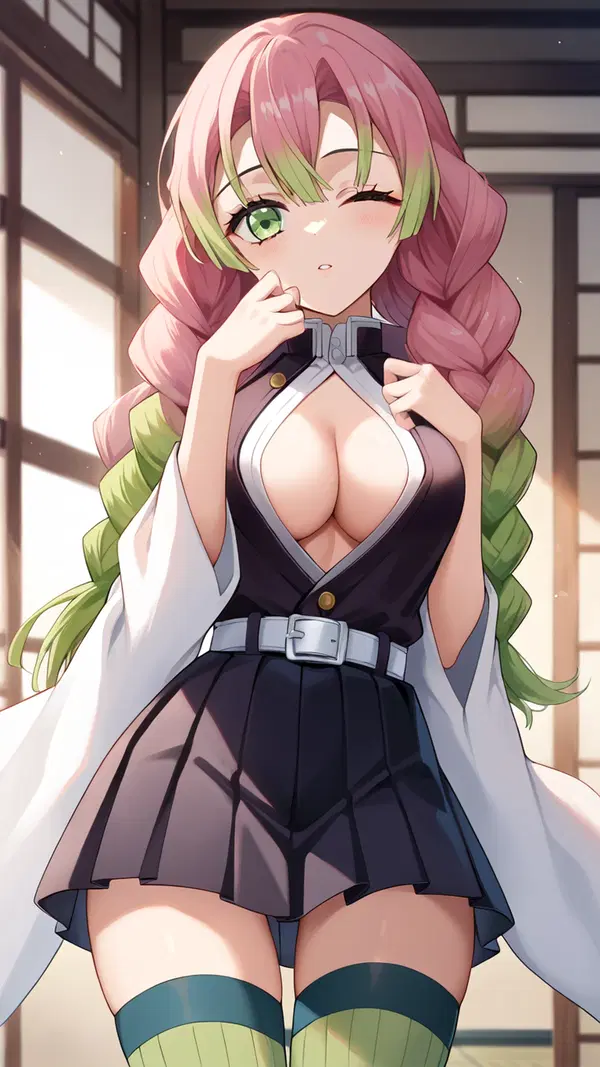 kanroji mitsuri xxx - Where Temptation Has a Voice - AI generated portrait image in 1080x1920 resolution by @anon