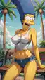 simpsons marge voice actor - The Need That Rose Without Permission - AI generated portrait image in 1080x1920 resolution by @anon