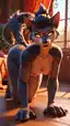 straight furry porn - The Magnet That Felt Too Close to Name - AI generated portrait image in 1080x1920 resolution by Anonymous Creator