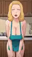 rick and morty a way back home beth - A Restlessness That Forgot How to Leave - AI generated portrait image in 1080x1920 resolution by @anon