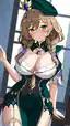 genshin impact cosplayer porn - A Velvet That Changed the Room - AI generated portrait image in 1080x1920 resolution by @anon