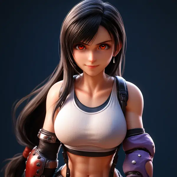 tifa lockhart gallery - The Obsession That Became the Answer - AI generated square image in 1080x1080 resolution by @anon