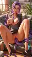 redhead tentacle porn - Burning for the Things That Feel Right - AI generated portrait image in 1080x1920 resolution by Anonymous Creator