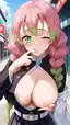 hentai mitsuri x obanai - The Midnight That Could Not Bury - AI generated portrait image in 1080x1920 resolution by @anon