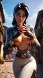 fortnite girl rule 34 - A Slow Memory Under the Skin - AI generated portrait image in 1080x1920 resolution by @anon