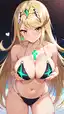 pyra mythra xenoblade - A Pulse That Made Hunger Look Holy - AI generated portrait image in 1080x1920 resolution by @anon