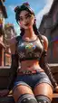 fortnite porn demi - The Afterglow That Made Silence Feel Loud - AI generated portrait image in 1080x1920 resolution by @anon