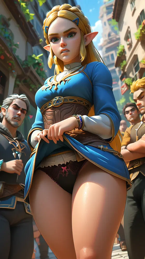 zelda nsfw gif - The Midnight That Felt Like a Warning - AI generated portrait image in 1080x1920 resolution by Anonymous Creator