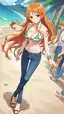 figurine nami one piece - A Reverie That Kept Coming Back - AI generated portrait image in 1080x1920 resolution by @anon