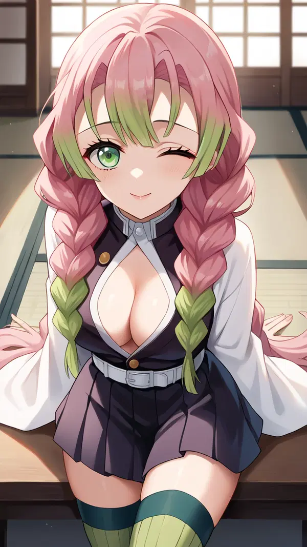 demon slayer kimetsu no yaiba hentai - A Midnight Too Deep to Name - AI generated portrait image in 1080x1920 resolution by @anon