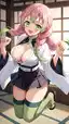 mitsuri vs hantengu porn - A Heat That Taught the Dark to Answer - AI generated portrait image in 1080x1920 resolution by @anon