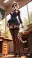 porn furry comic - A Fire That Broke the Quiet - AI generated portrait image in 1080x1920 resolution by @anon
