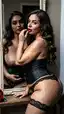 bbw porn star - A Secret That Felt Like Falling - AI generated portrait image in 1080x1920 resolution by Anonymous Creator