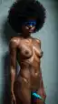 oiled ebony ass - A Darkness That Changed the Room - AI generated portrait image in 1080x1920 resolution by @anon