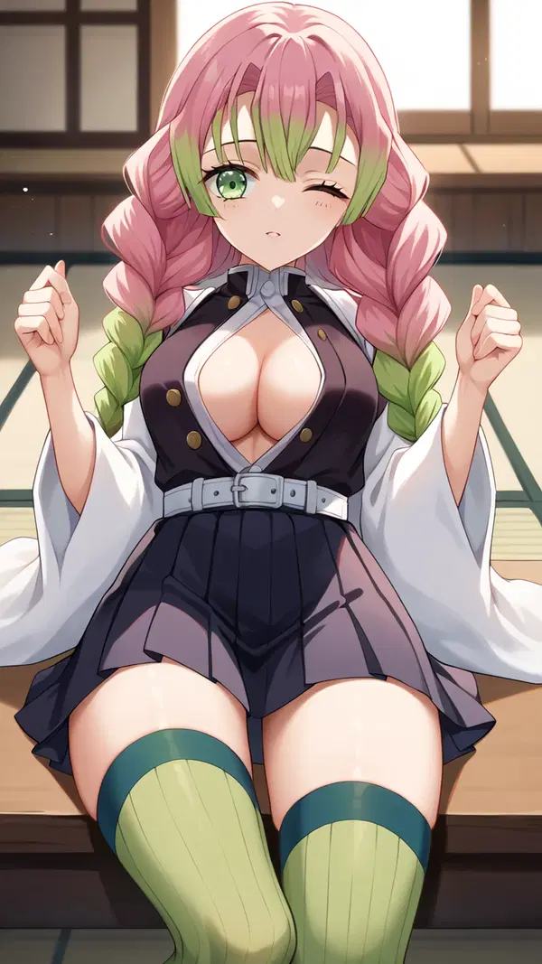 rule 34 mitsuri animation - Craving That Turns Into a Habit - AI generated portrait image in 1080x1920 resolution by @anon
