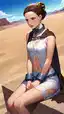 that star wars girl nude - A Longing That Turned Softly Dangerous - AI generated portrait image in 1080x1920 resolution by @anon