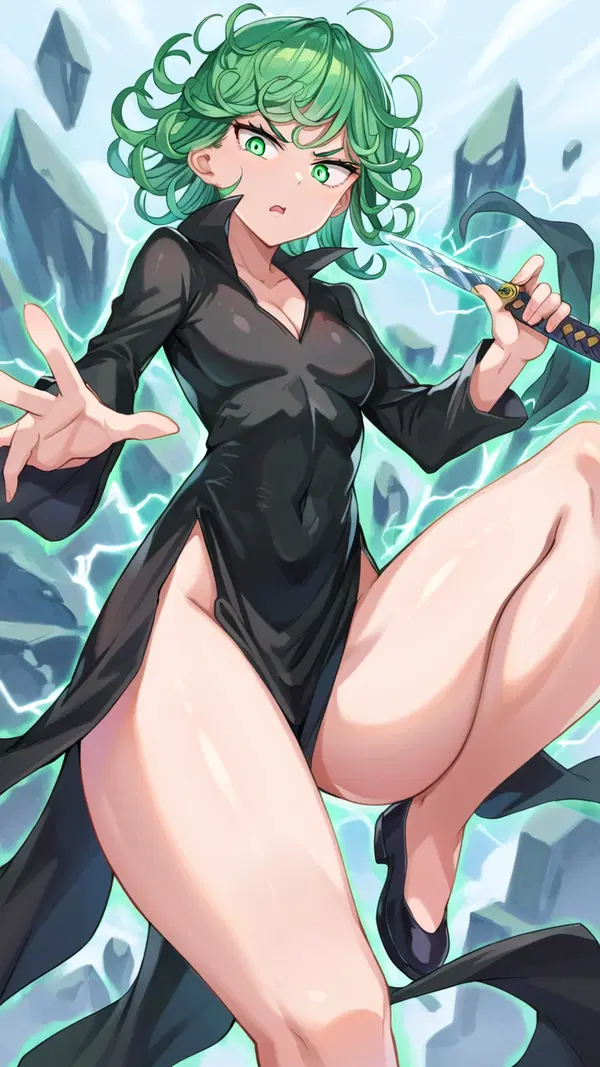 tatsumaki cosplay lewd - An Obsession That Took the Long Way Back - AI generated portrait image in 1080x1920 resolution by Anonymous Creator