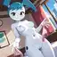 cartoon robot porn - The Yearning That Learned to Sound Like Fate - AI generated square image in 1080x1080 resolution by @anon