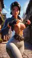 fortnite female porn - The Devotion That Left No Easy Exit - AI generated portrait image in 1080x1920 resolution by @anon