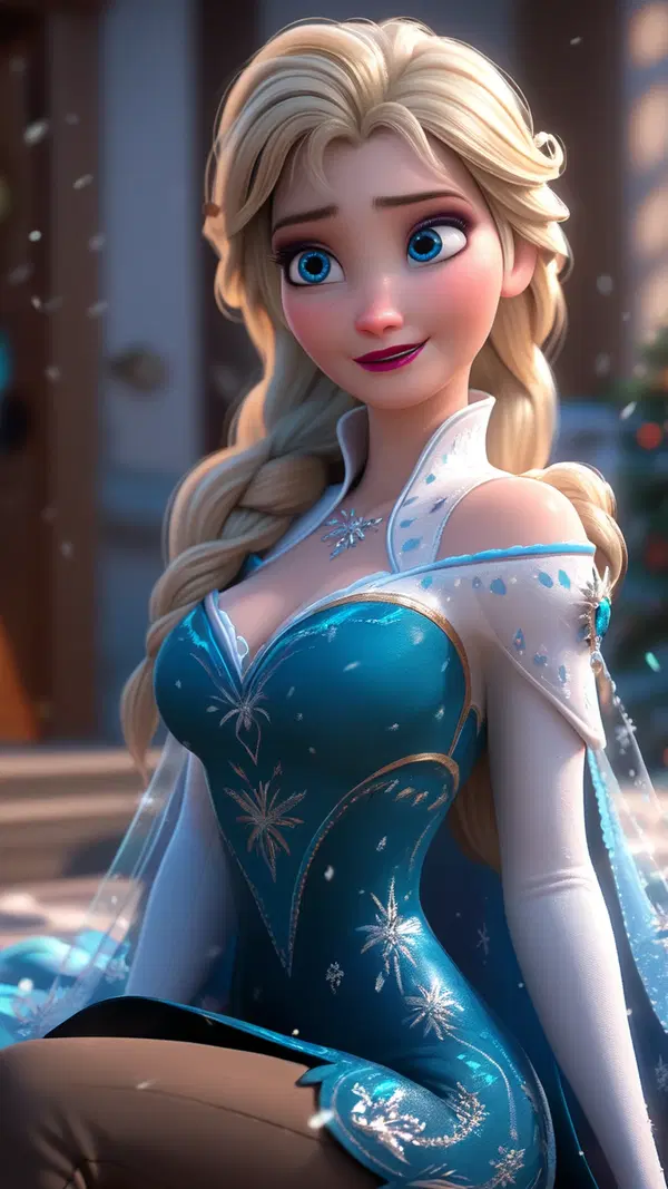 jia lissa frozen porn - A Dangerous Kind of Spark - AI generated portrait image in 1080x1920 resolution by @anon