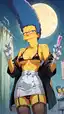 the simpsons dating sim porn - The Depth That Came Without Mercy - AI generated portrait image in 1080x1920 resolution by Anonymous Creator