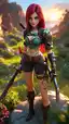 lol irelia nude - A Friction That Rose Without Permission - AI generated portrait image in 1080x1920 resolution by @anon