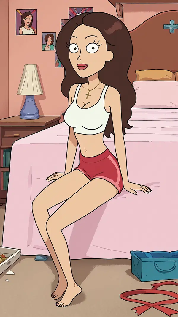 rick and morty sex robot porn - Nights That Break the Rules - AI generated portrait image in 1080x1920 resolution by @anon