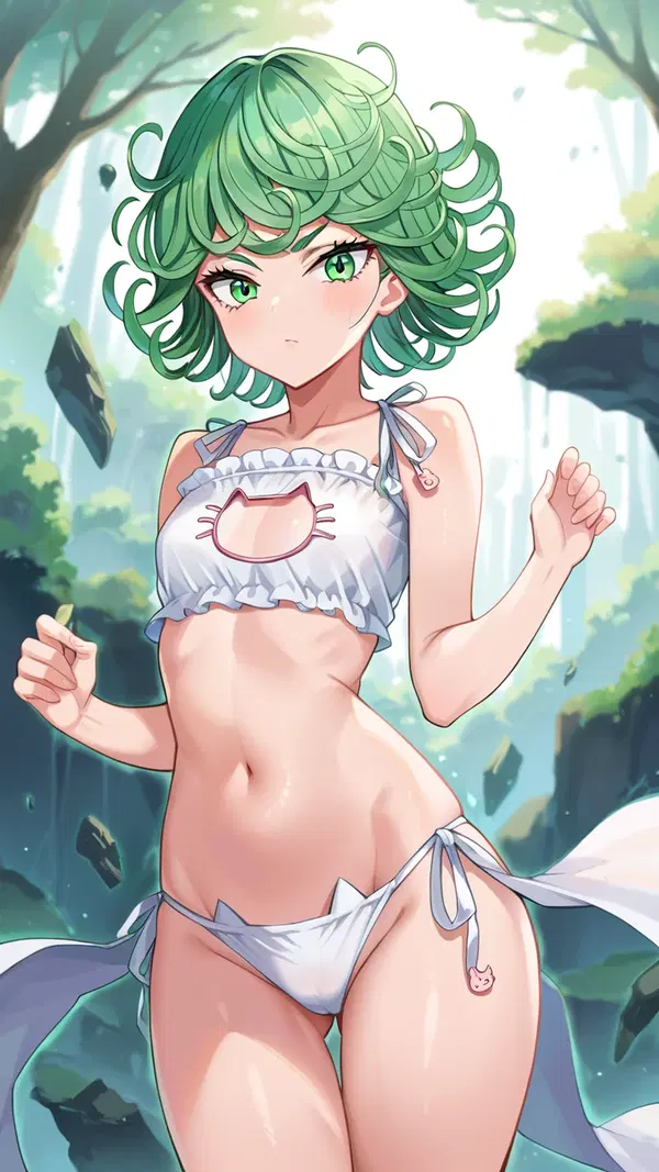 tatsumaki pelada - A Memory That Pulled the Night Apart - AI generated portrait image in 1080x1920 resolution by @anon