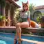 ai adult content - A Want That Came Without Mercy - AI generated square image in 1080x1080 resolution by @anon