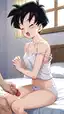dragon ball pan ai - The Tremor Beneath the Silence - AI generated portrait image in 1080x1920 resolution by @anon