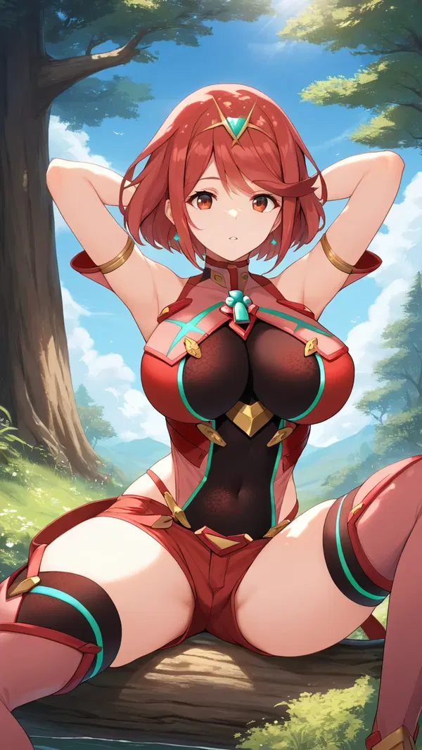 pyra and mythra porn gif - Wild Want You Cannot Cage - AI generated portrait image in 1080x1920 resolution by @anon