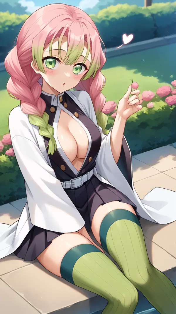 demon slayer xxx mitsuri - All That Lust With All That Time - AI generated portrait image in 1080x1920 resolution by @anon