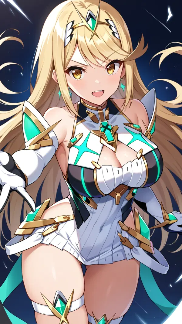 futa pyra and mythra - A Warning Written as Desire - AI generated portrait image in 1080x1920 resolution by @anon