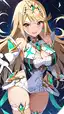 futa pyra and mythra - A Warning Written as Desire - AI generated portrait image in 1080x1920 resolution by @anon