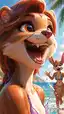 furry chat ai - The Fever That Made the Air Remember - AI generated portrait image in 1080x1920 resolution by @anon