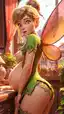 ai tinkerbell nude - An Afterglow That Became the Answer - AI generated portrait image in 1080x1920 resolution by @anon