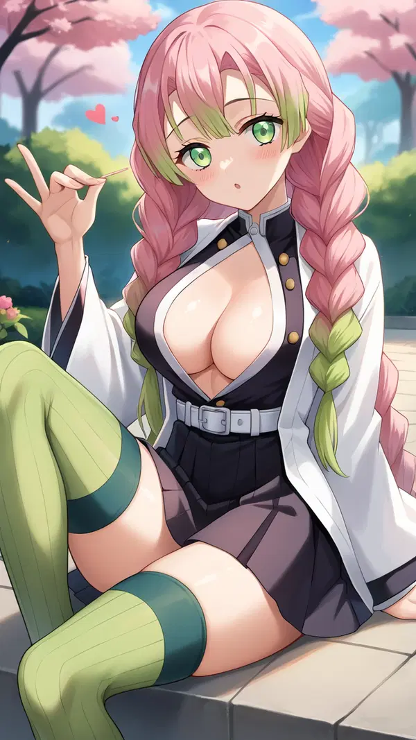 mitsuri x hentengu hentai - A Need That Took the Long Way Back - AI generated portrait image in 1080x1920 resolution by @anon