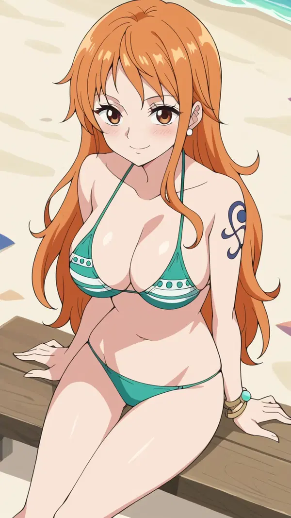one piece nami wanted poster - The Gravity That Outran the Morning - AI generated portrait image in 1080x1920 resolution by @anon