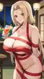 tsunade naruto hot - The Risk That Made Shadows Feel Warm - AI generated portrait image in 1080x1920 resolution by @anon