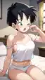dragon ball z porn comic - The Static That Pulled Me Under - AI generated portrait image in 1080x1920 resolution by @anon