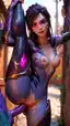 hentai lol lesbian - Pleasure That Moves Like Water - AI generated portrait image in 1080x1920 resolution by @anon