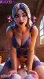fortnite lexa hexbringer porn - The Echo That Fell Through the Hours - AI generated portrait image in 1080x1920 resolution by @anon