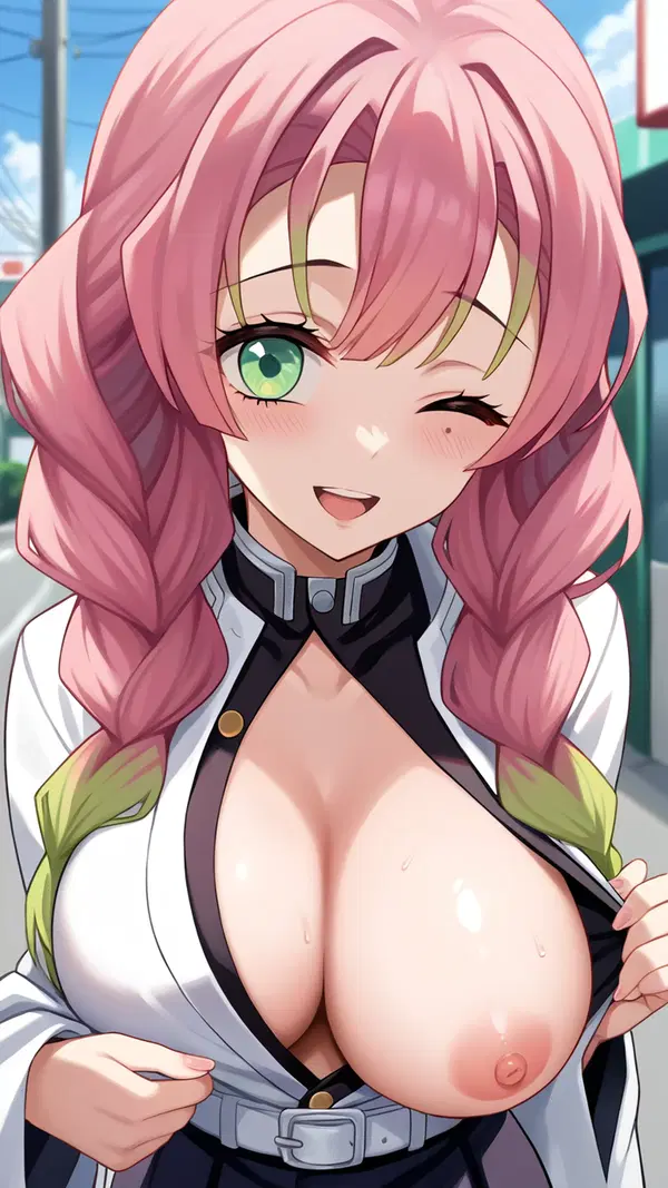 rule 34 demon slayer - Where Lust and Hunger Meet - AI generated portrait image in 1080x1920 resolution by @anon