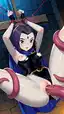 teen titans raven cosplay porn - A Restlessness That Stayed Where It Should Not - AI generated portrait image in 1080x1920 resolution by @anon